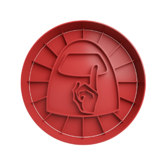 Among Us Shhh Cookie Cutter