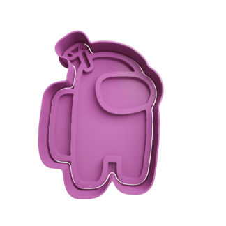 Among Us with Drinking Straw Cookie Cutter