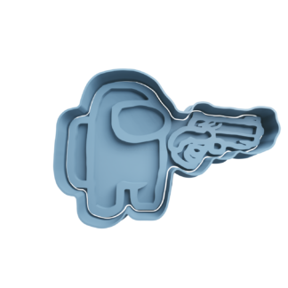 Among Us Shooting Cookie Cutter
