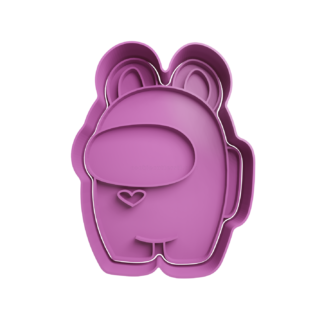 Bunny Among Us Cookie Cutter