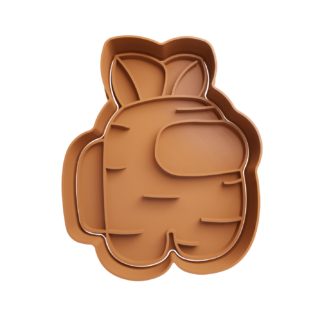 Among Us Carrot Cookie Cutter