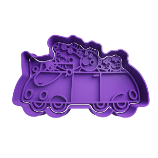 Car Peppa Pig Cookie Cutter