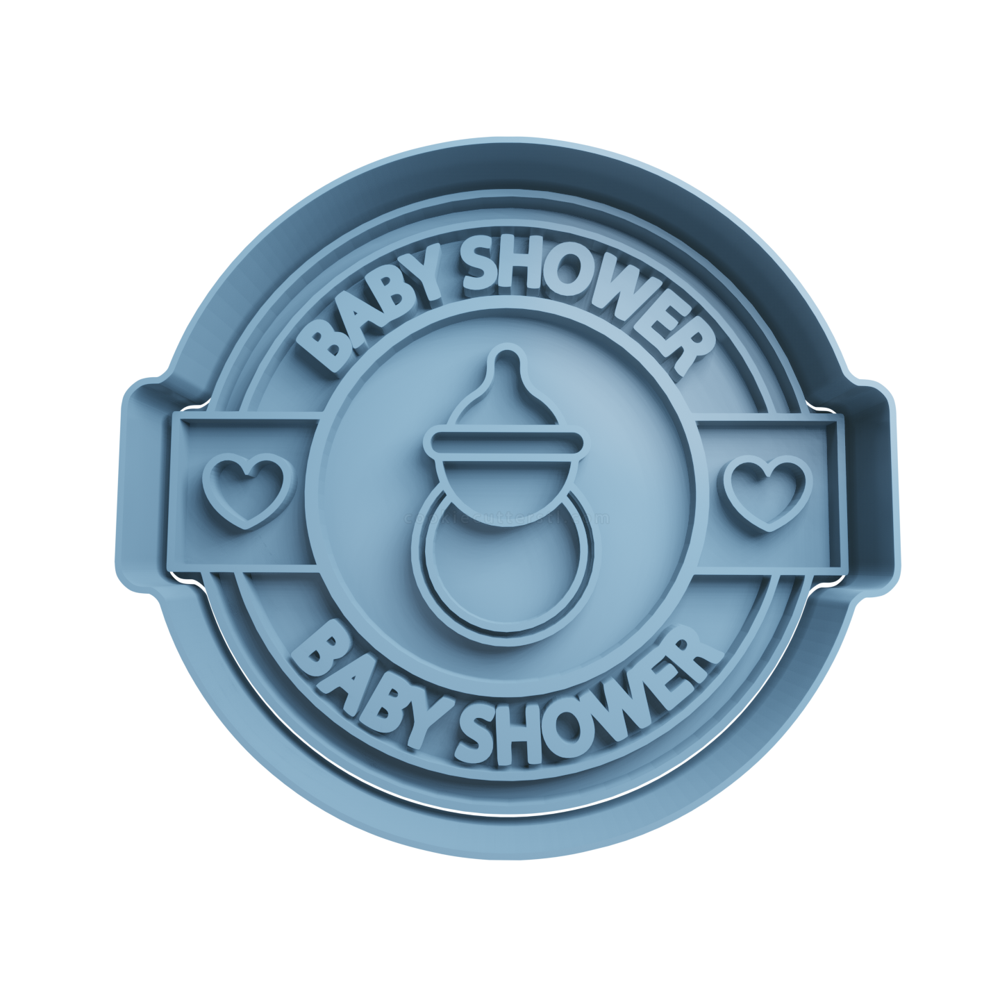 Baby Shower with Pacifier Cookie Cutter