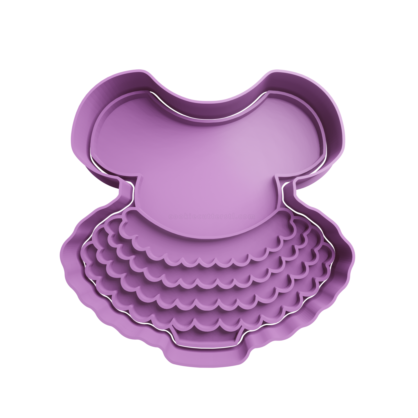 Baby Bodysuit Girl Cookie Cutter