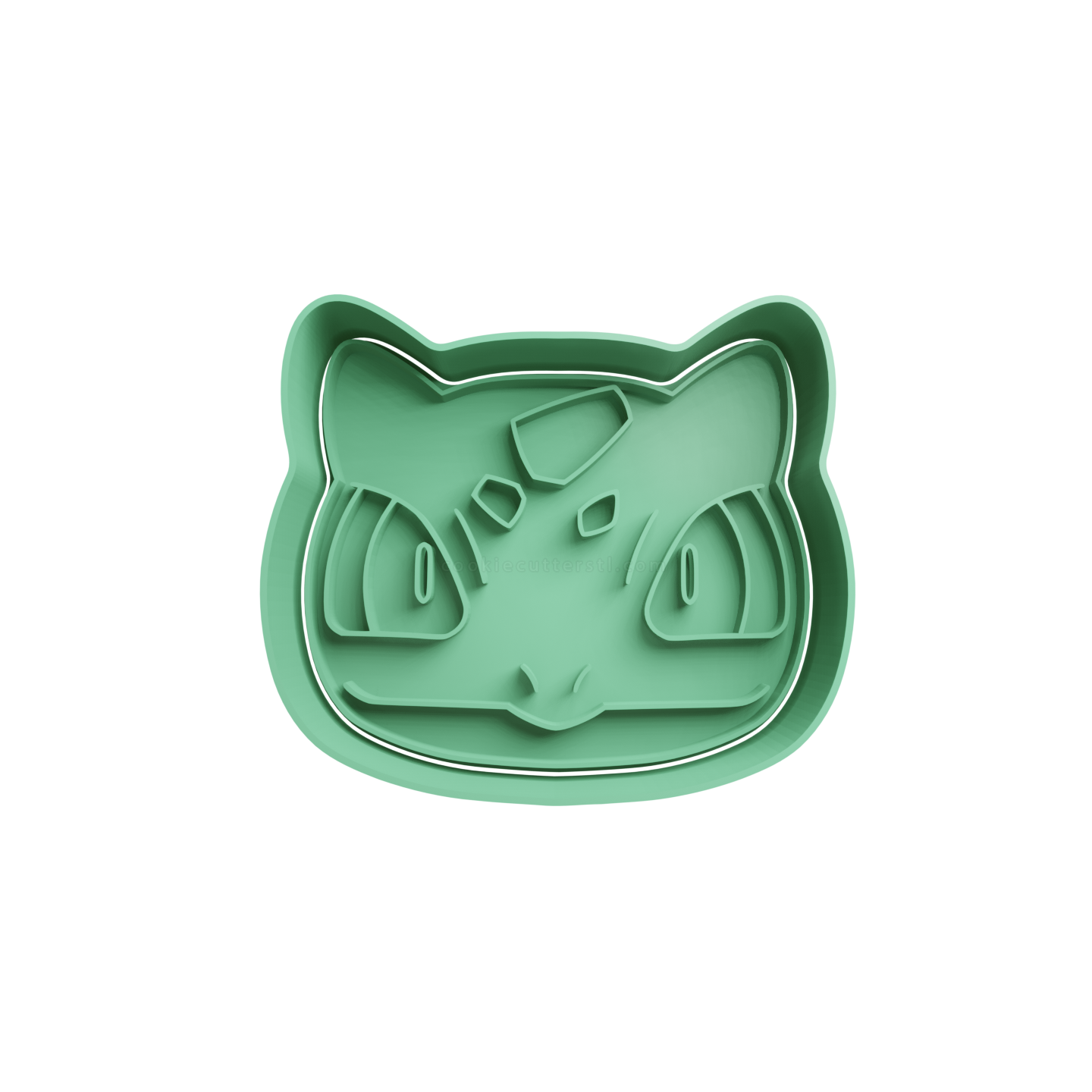 Bulbasaur Head Cookie Cutter