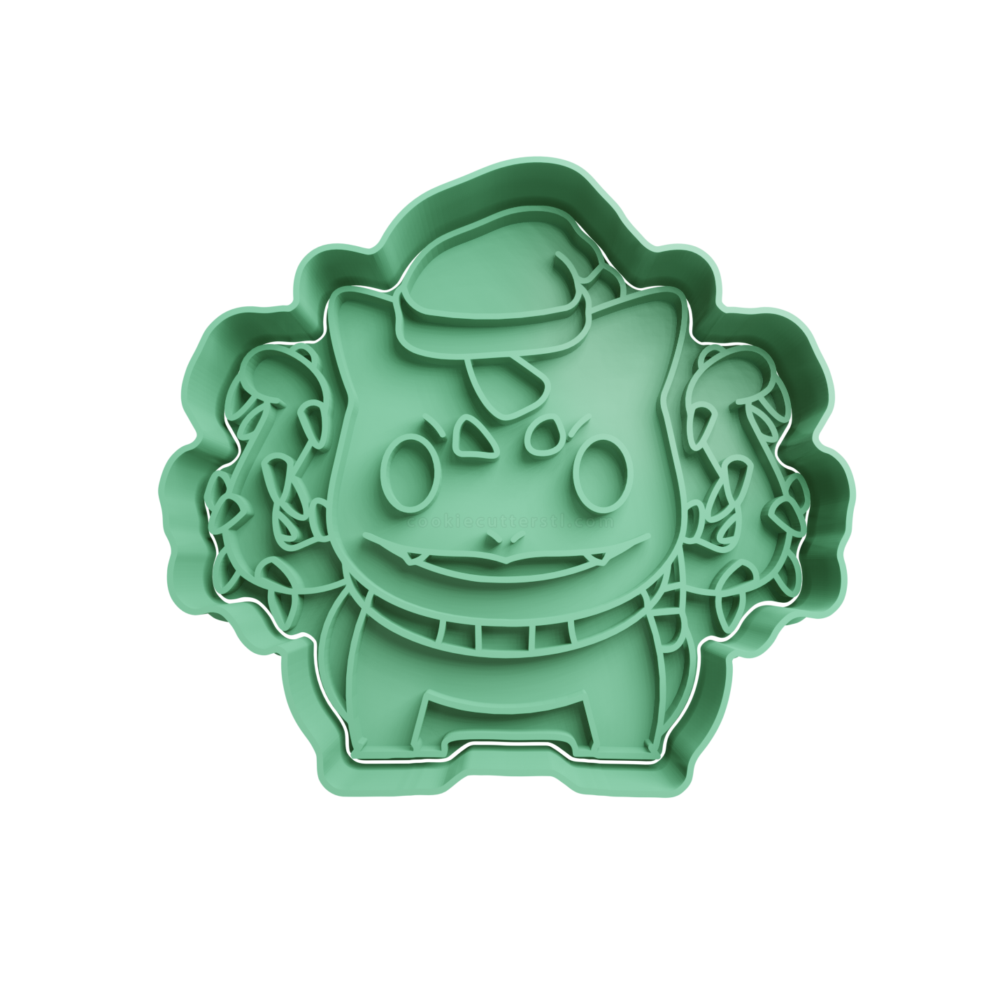 Bulbasaur Christmas Cookie Cutter 2