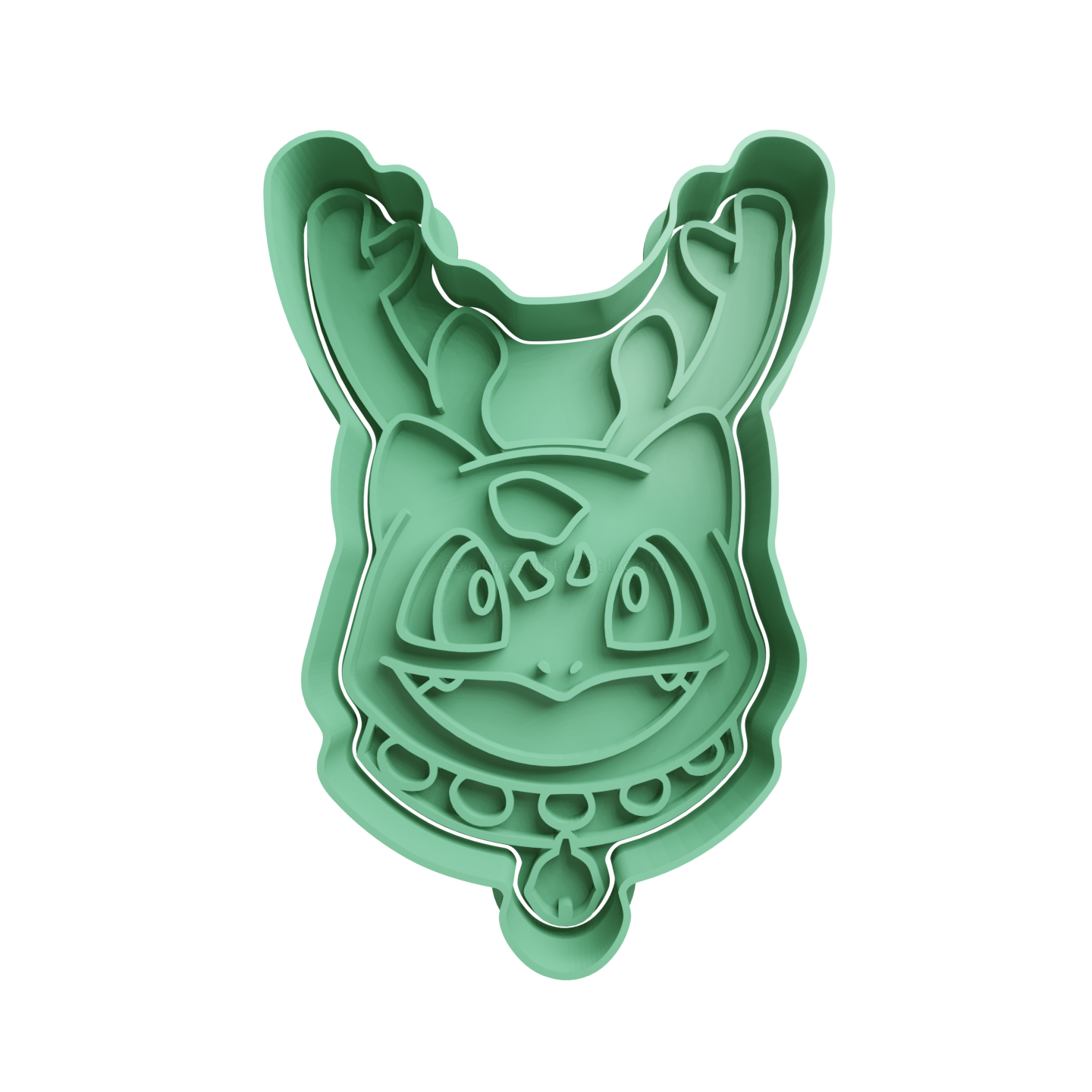 Bulbasaur Christmas Cookie Cutter