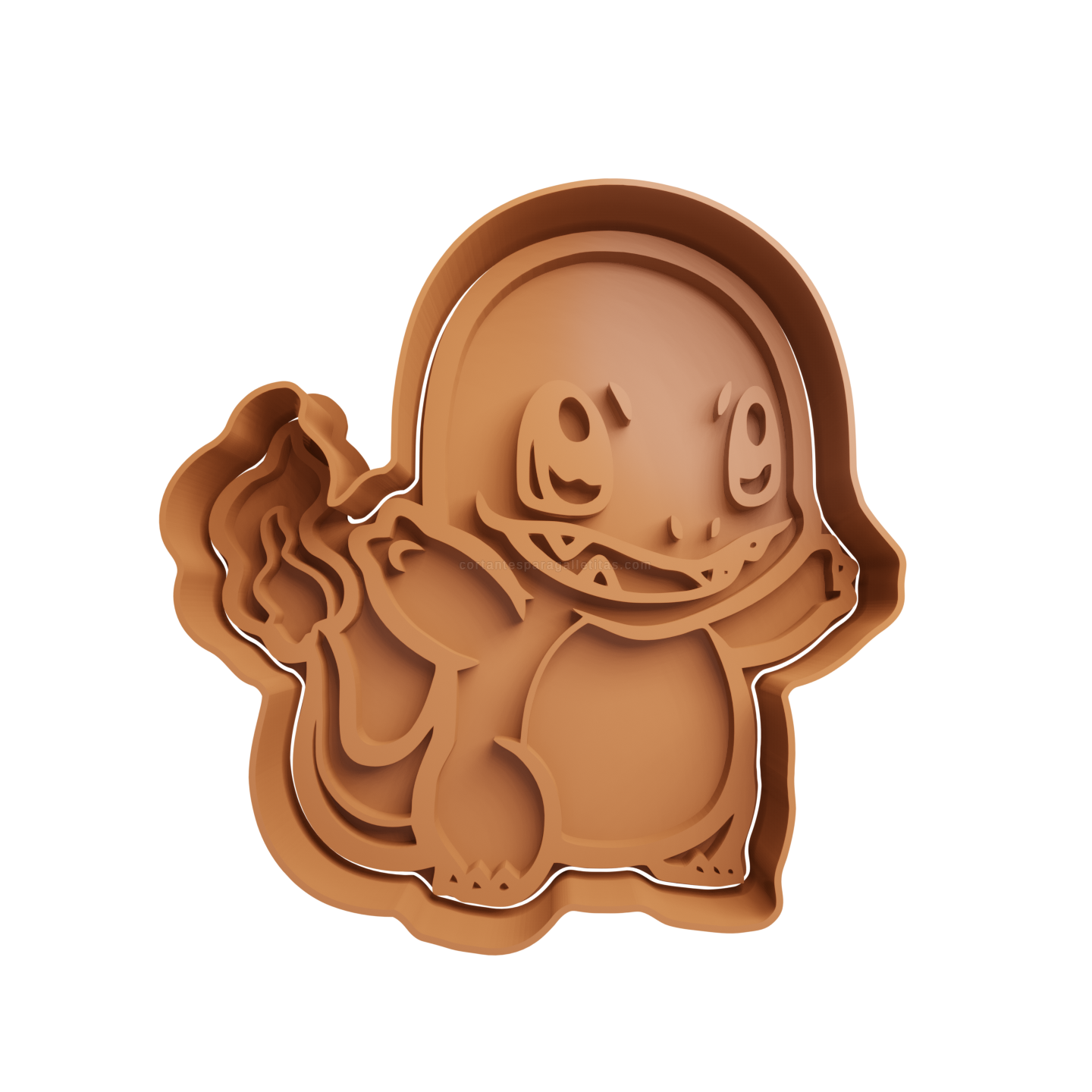 Charmander Cookie Cutter 2
