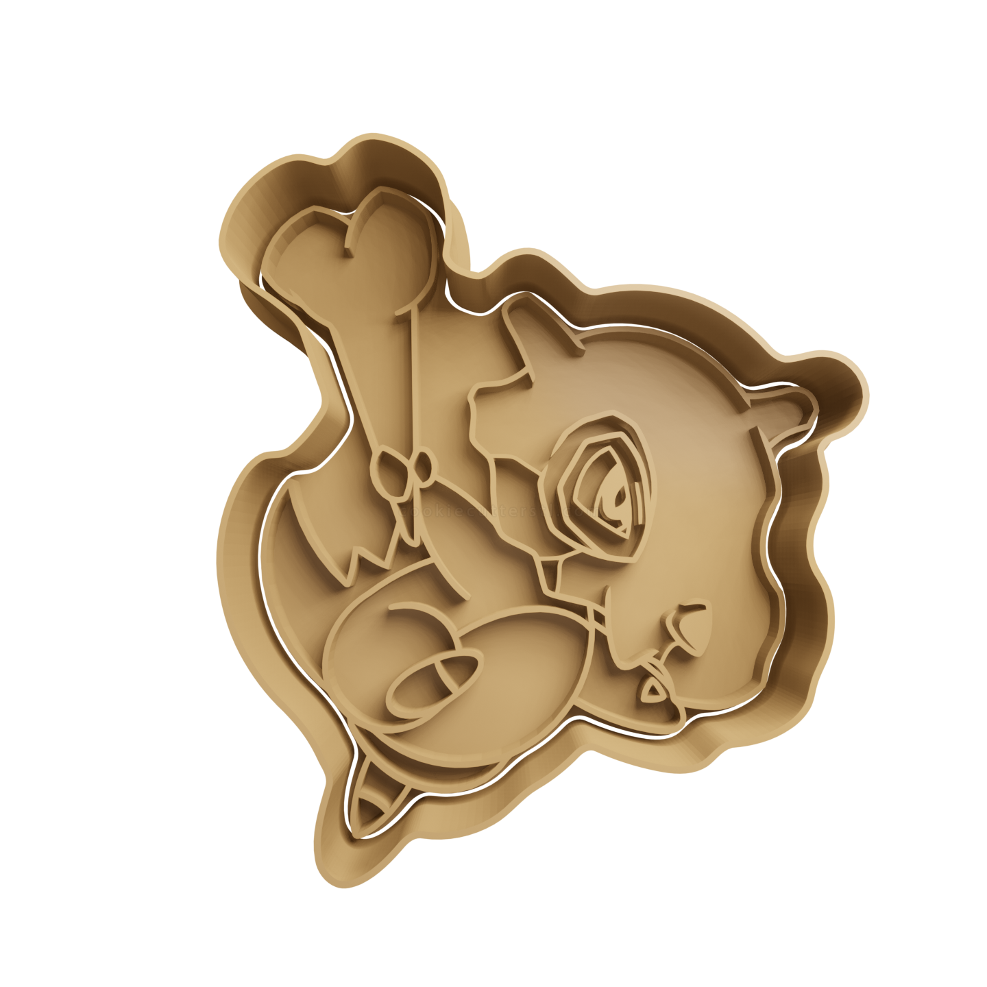 Cubone Cookie Cutter 3