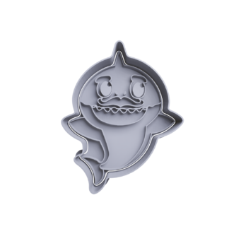 Grandpa Shark Cookie Cutter