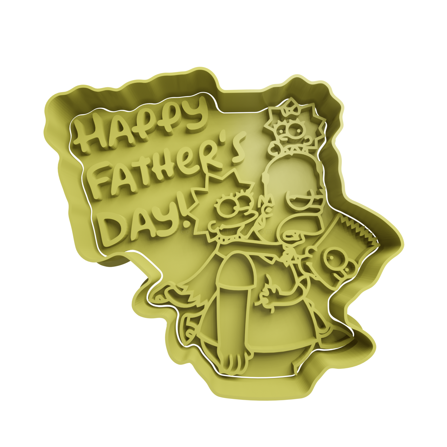 Homer -Happy Father’s Day Cookie Cutter