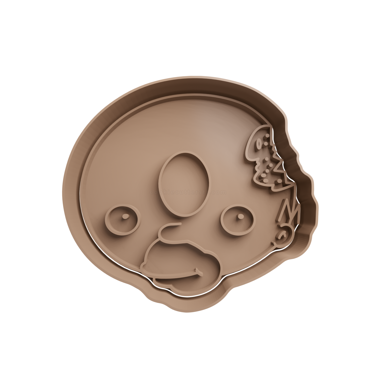 Homer Simpson Head Donut Cookie Cutter