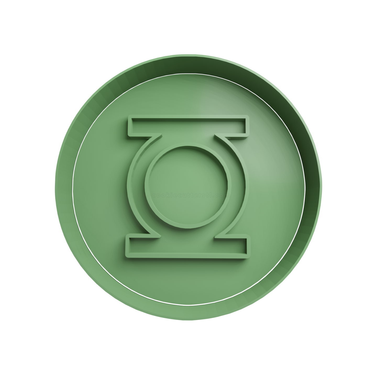 Green Lantern Logo Cookie Cutter