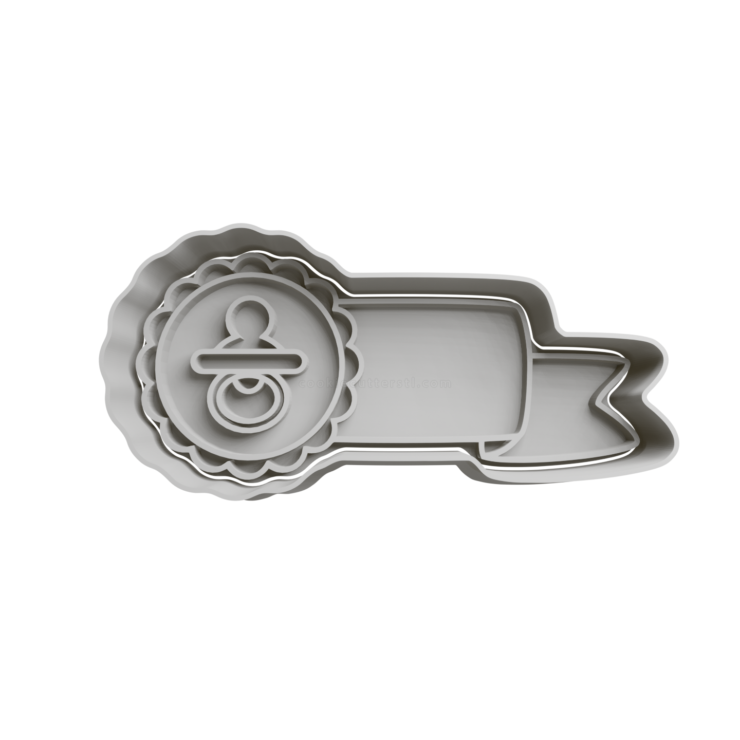 Medal with Pacifier Cookie Cutter