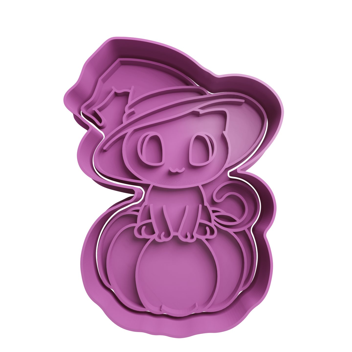 Mew on Pumpkin Cookie Cutter