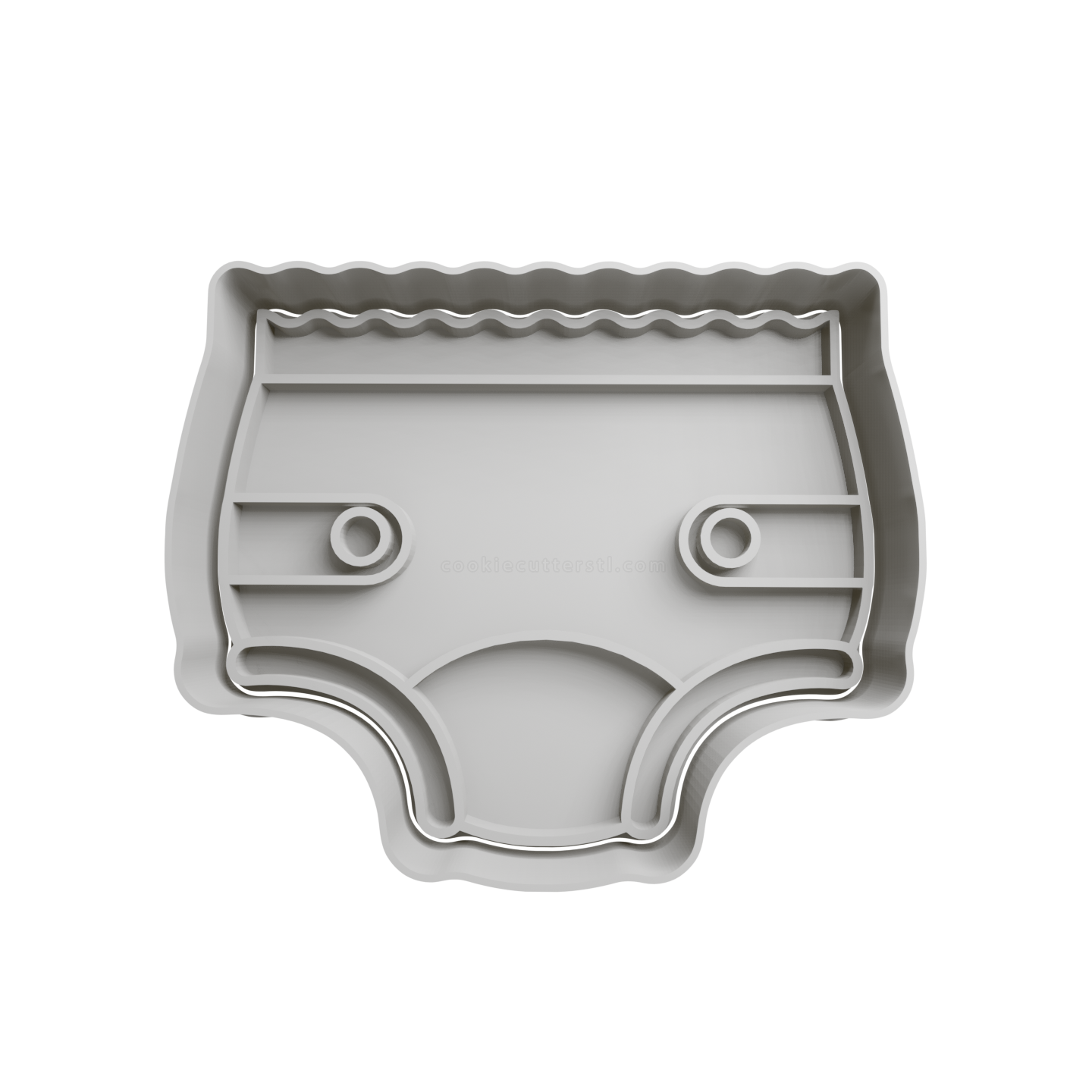 Baby Diaper Cookie Cutter