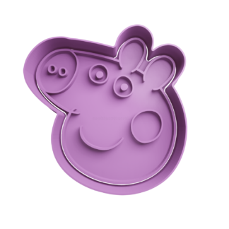 Peppa Pig Head Cookie Cutter