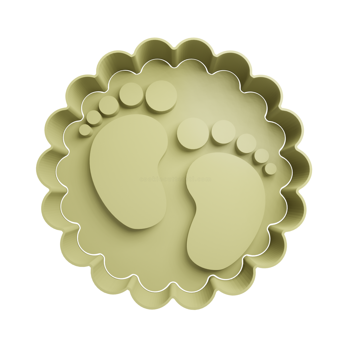 Baby Foots Cookie Cutter