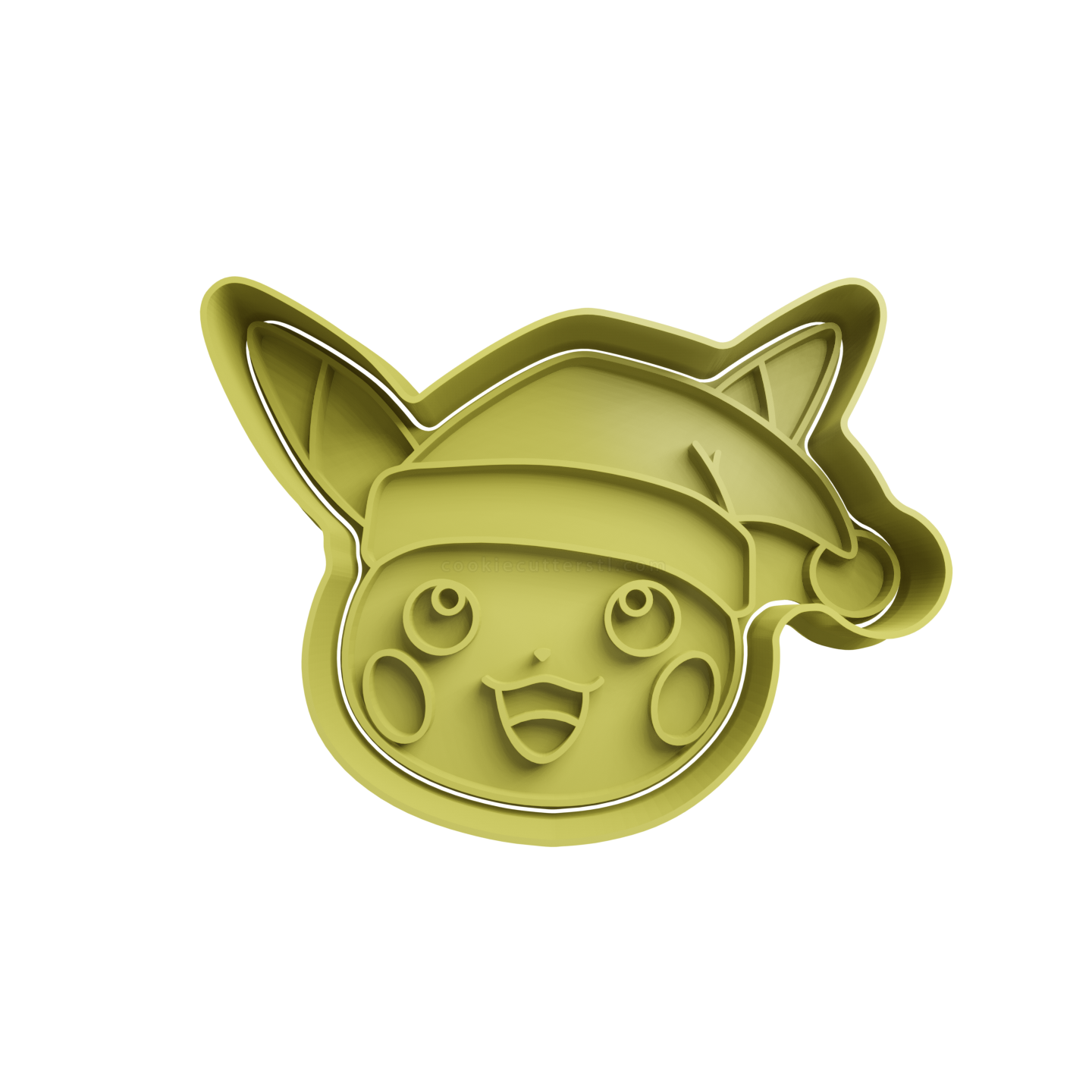 Pikachu with Santa Hat Cookie Cutter