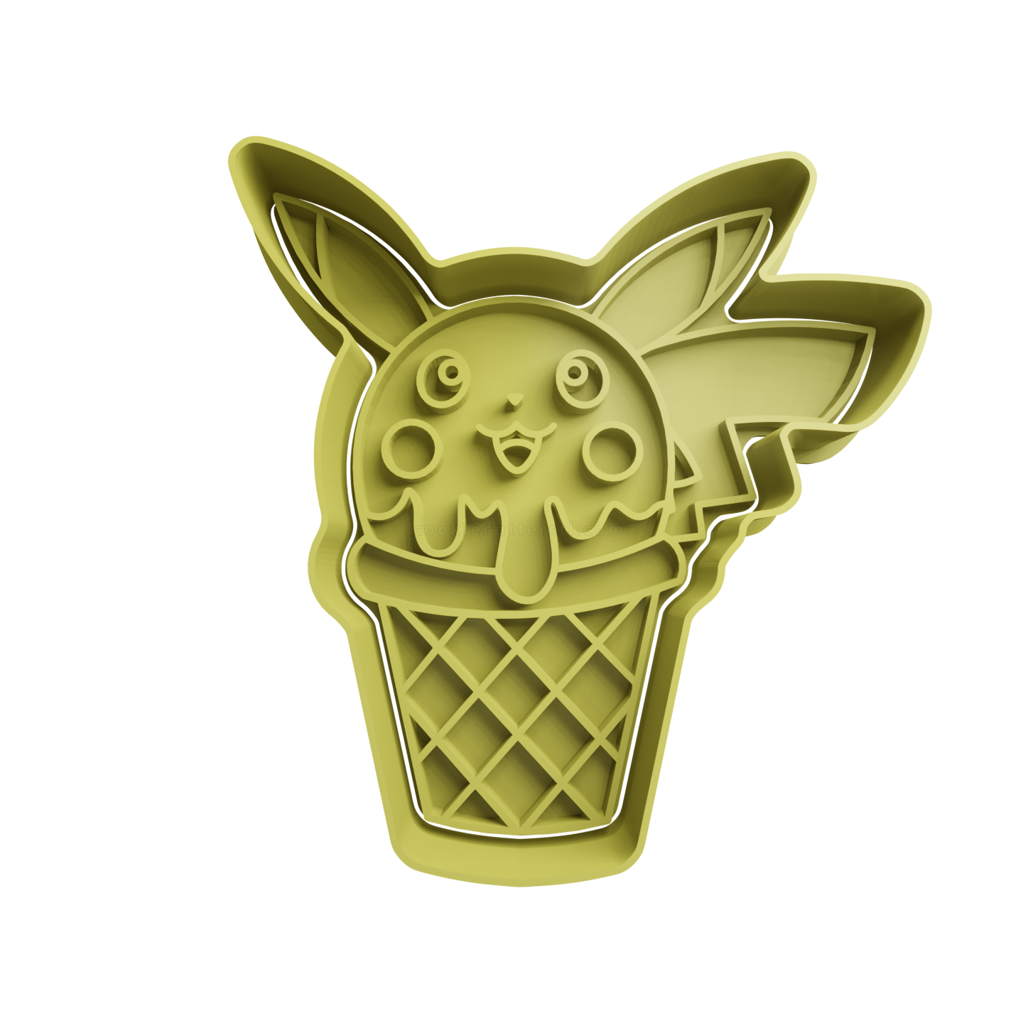 Pikachu Ice Cream Cookie Cutter