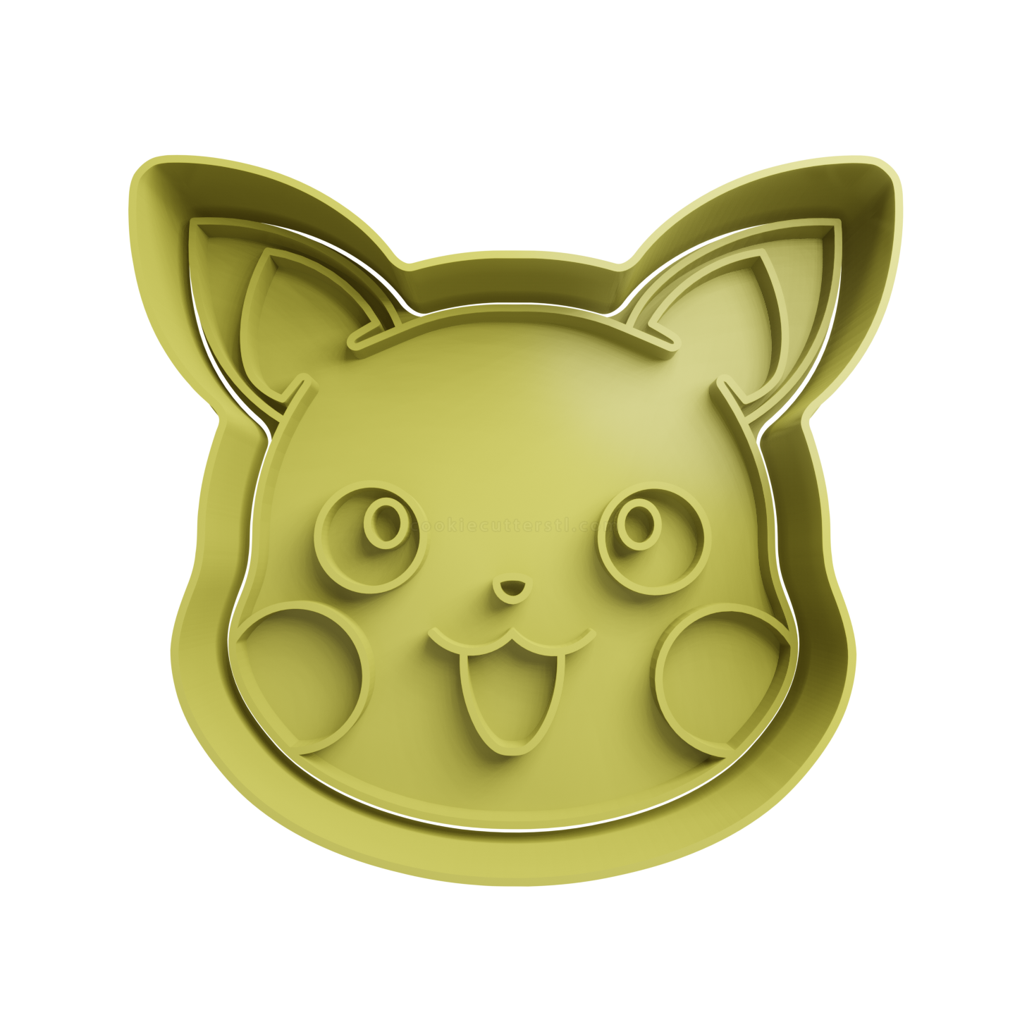 Pikachu Head Cookie Cutter (Cookie Cutter Free)