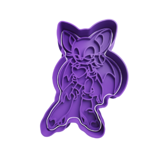 Rouge The Bat Cookie Cutter