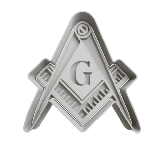 The Masonic Letter G Cookie Cutter