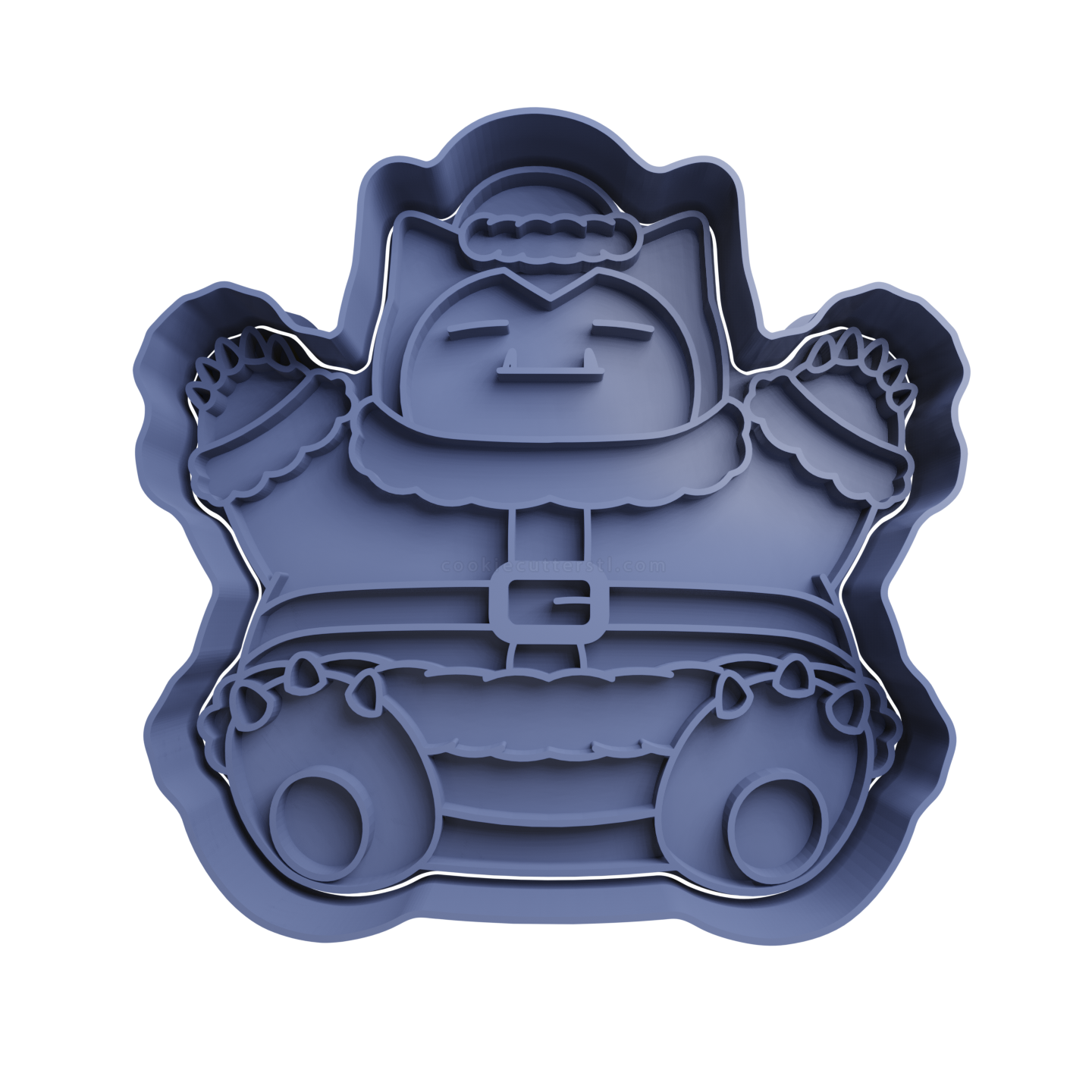 Snorlax Christmas Cookie Cutter