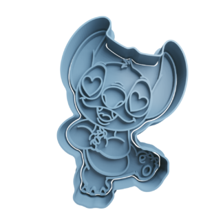 Stitch In Love Cookie Cutter